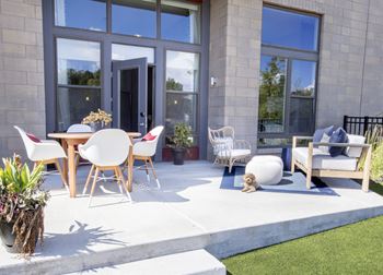 Expansive private gated patio